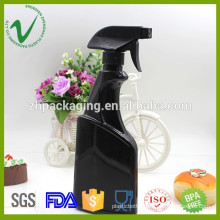 High-quality flat 500ml empty plastic soap dispenser bottle with pump sprayer